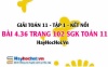 Bài 4.36 SGK Toán 11 tập 1 Kết nối tri thức